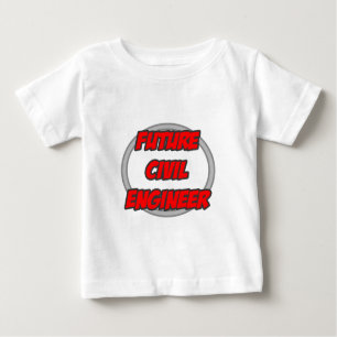 T-shirt Pour Bébé Futur ingénieur civil
