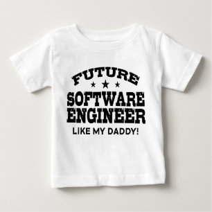 T-shirt Pour Bébé Futur ingénieur logiciel