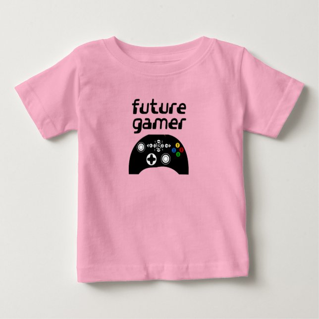 T-shirt Pour Bébé futur joueur (Devant)