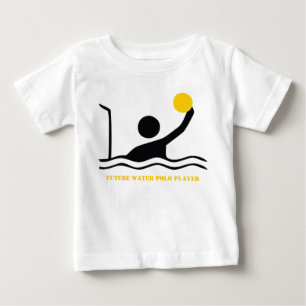 T-shirt Pour Bébé Futur joueur de water polo silhouette bébé t-shirt
