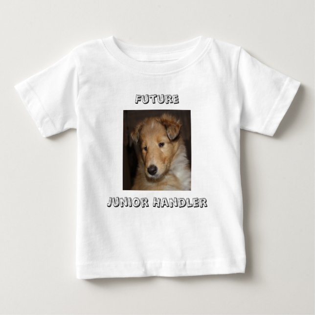T-shirt Pour Bébé Futur manipulateur junior - chiot rugueux de (Devant)