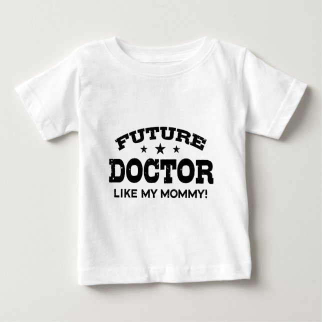 T-shirt Pour Bébé Futur médecin (Devant)