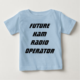 T-shirt Pour Bébé Futur opérateur radio de jambon