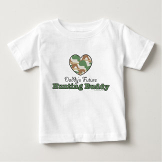 T-shirt Pour Bébé Futur papa de chasse Buddy Baby Long Sleeve Tee