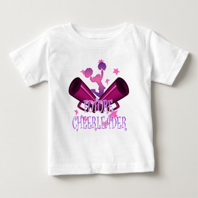 T-shirt Pour Bébé Futur pom-pom girl (Devant)