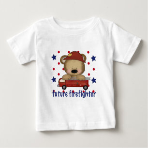 T-shirt Pour Bébé Futur sapeur-pompier