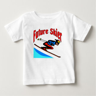 T-shirt Pour Bébé Futur Skier
