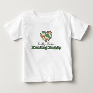 T-shirt Pour Bébé Futur T-shirt de bébé d'ami de la chasse du papa