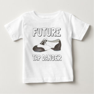 T-shirt Pour Bébé Futur Tap Dancer Oxford Tap Chaussures Professeur