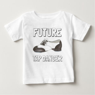 T-shirt Pour Bébé Futur Tap Dancer Oxford Tap Chaussures Professeur 