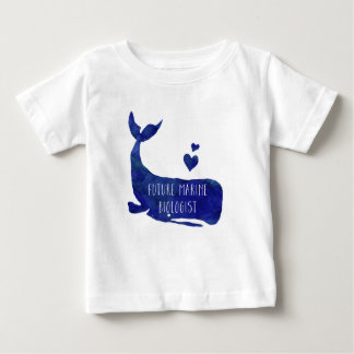 T-shirt Pour Bébé Future Biologiste Marine Baleine Toddler Girls Che
