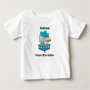 T-shirt Pour Bébé Future Disk Golfeur
