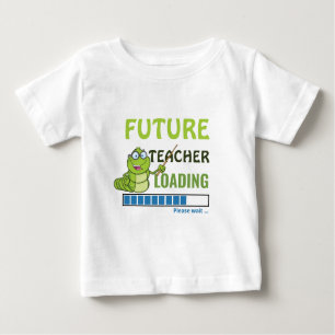 T-shirt Pour Bébé Future Enseignante Chargement Cute Anniversaire Fê