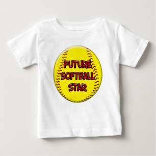 T-shirt Pour Bébé Future étoile du base-ball