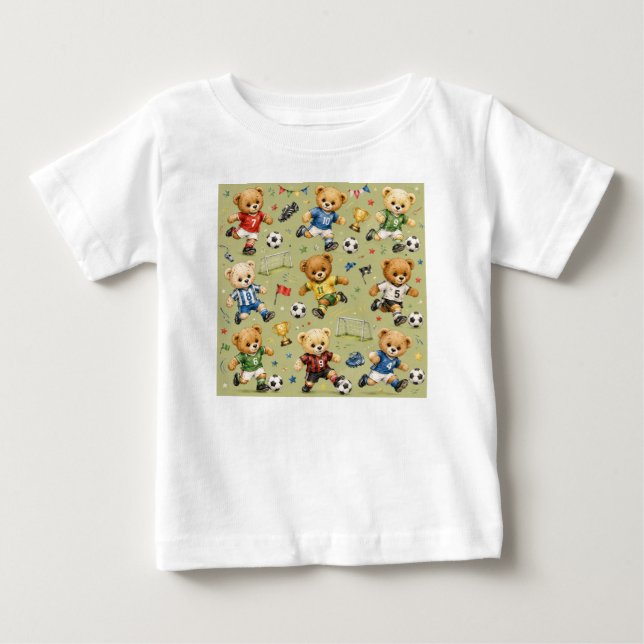 T-shirt Pour Bébé Future Footie Star Team Teddy (Devant)
