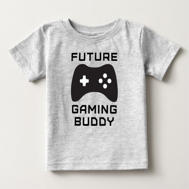 T-shirt Pour Bébé Future Gaming Buddy (Devant)