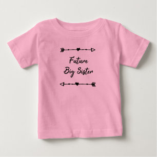 T-shirt Pour Bébé Future grande soeur