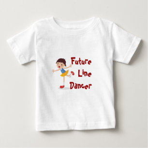T-shirt Pour Bébé Future Line Dancer ! - Fille
