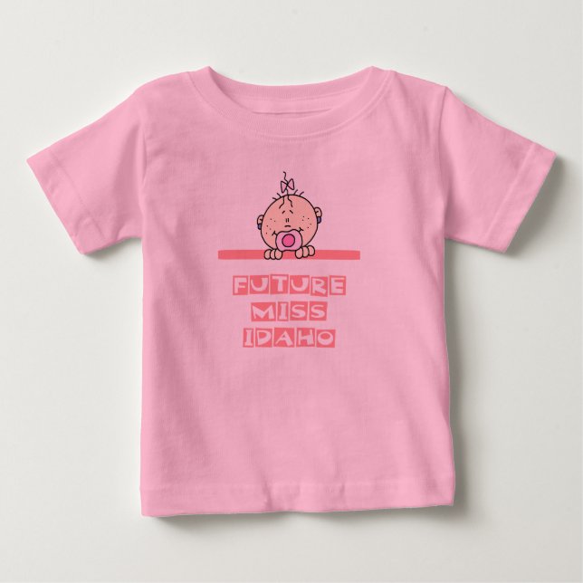 T-shirt Pour Bébé Future Mlle Idaho (Devant)