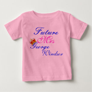 T-shirt Pour Bébé future mrs prince george windsor baby creeper