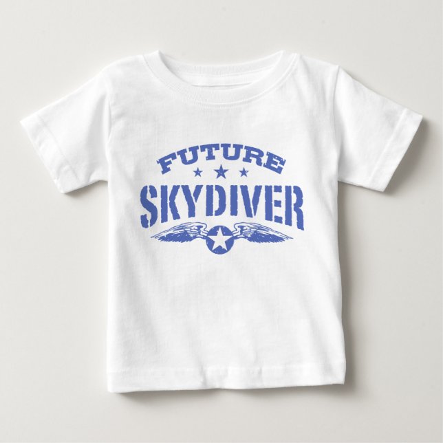 T-shirt Pour Bébé Future Skydiver (Devant)