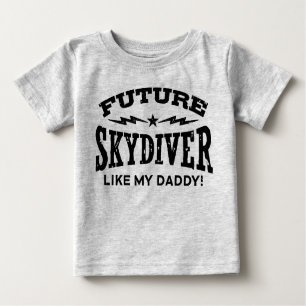 T-shirt Pour Bébé Future Skydiver Comme Mon Père
