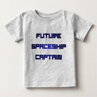 T-shirt Pour Bébé Future Spaceship Captain