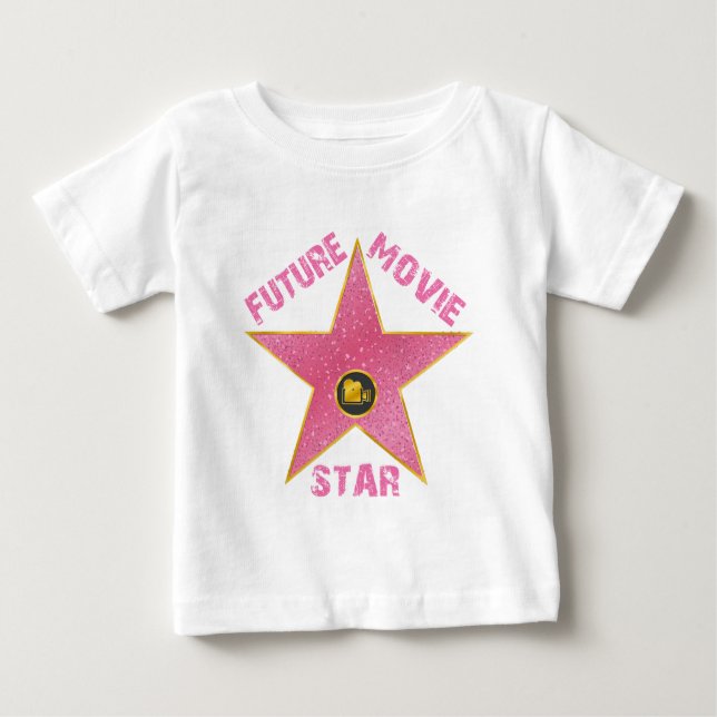 T-SHIRT POUR BÉBÉ FUTURE STAR DE CINÉMA (Devant)