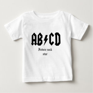 T-shirt Pour Bébé Future vedette du rock d'ABCD
