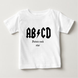 T-shirt Pour Bébé Future vedette du rock d'ABCD