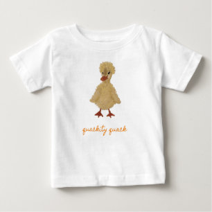 T-shirt Pour Bébé Fuzz Canard Canard Duckky Custom
