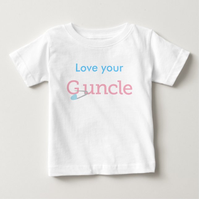 T-shirt Pour Bébé G_Uncle_Pink, aiment le votre (Devant)