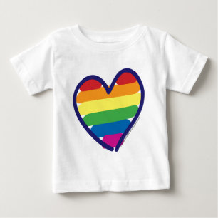 T-shirt Pour Bébé Gai-FIERTÉ-COEUr-Dans-catneato