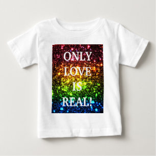 T-shirt Pour Bébé Galaxie arc-en-ciel