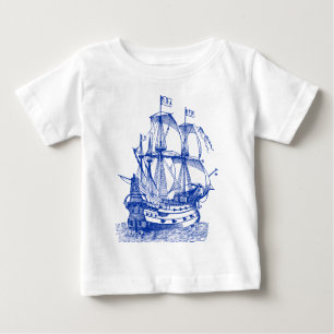 T-shirt Pour Bébé Gallion - Marine