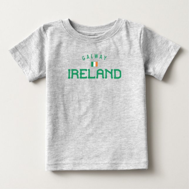 T-shirt Pour Bébé Galway Irlande en détresse (Devant)