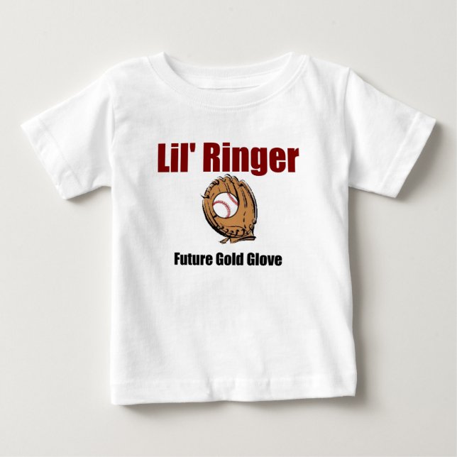 T-shirt Pour Bébé GANT d'OR de sonnerie de Lil FUTUR (Devant)