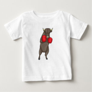 T-shirt Pour Bébé Gants de boxe Bull Boxer