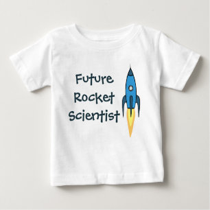 T-shirt Pour Bébé Garçon bleu d'espace extra-atmosphérique de futur