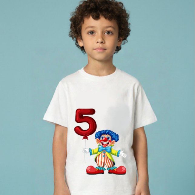 T-shirt Pour Bébé Garçon de 5 ans (Créateur téléchargé)