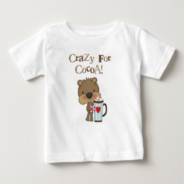 T-shirt Pour Bébé Garçon Ours Fou Pour Les Vacances De Coca (Devant)