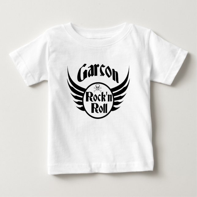 T-shirt Pour Bébé Garçon Rock'n'roll (Devant)