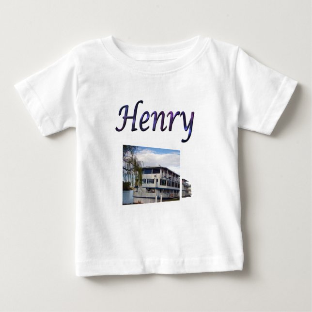 T-shirt Pour Bébé Garçons appelés Henry, (Devant)