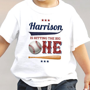T-shirt Pour Bébé Garçons Baseball 1er anniversaire