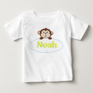 T-shirt Pour Bébé Garçons Chemise singe personnalisée
