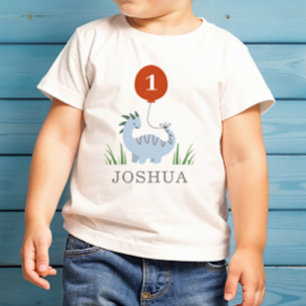 T-shirt Pour Bébé Garçons dinosaures Premier 1er anniversaire