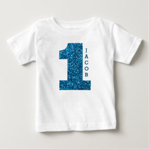T-shirt Pour Bébé Garçons un premier anniversaire Parties scintillan