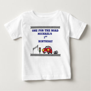 T-SHIRT POUR BÉBÉ GARÇONS UNE DERNIÈRE COURSE ANNIVERSAIRE 1 AN BÉBÉ