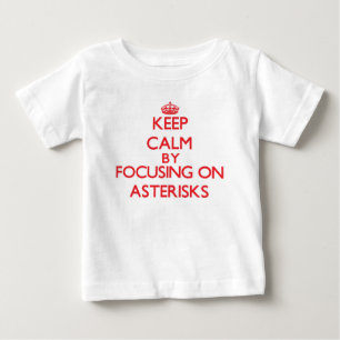 T-shirt Pour Bébé Gardez le calme en se concentrant sur des