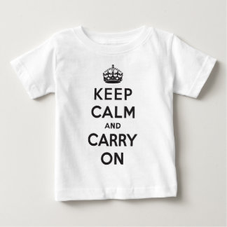 T-shirt Pour Bébé Gardez le calme et continuez
